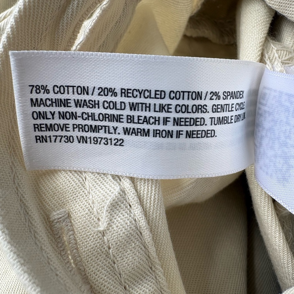 NWT Universal Thread Cream Button-Front Utility Boilersuit Jumpsuit | size 4 - Picture 7 of 7